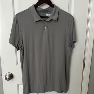 Barbell Men's Polo Shirt Sz L